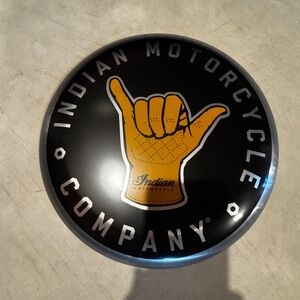 Indian Motorcycle Black and Gold Wall Decor Sticker